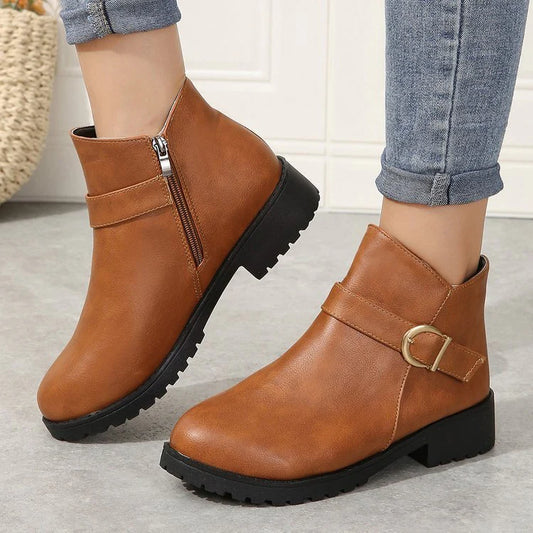 Bottes Courtes Cuir